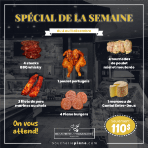 Spécial de la semaine