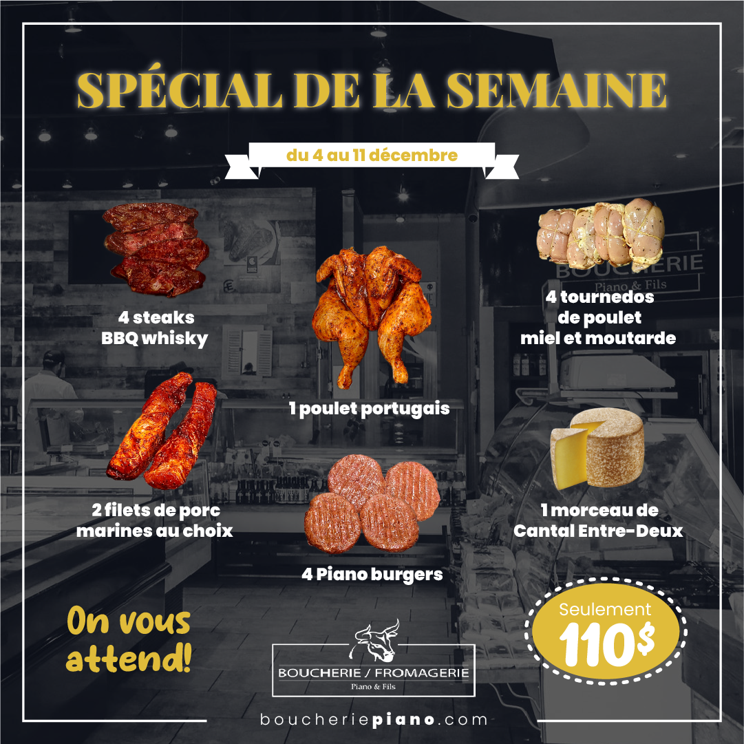 Spécial de la semaine